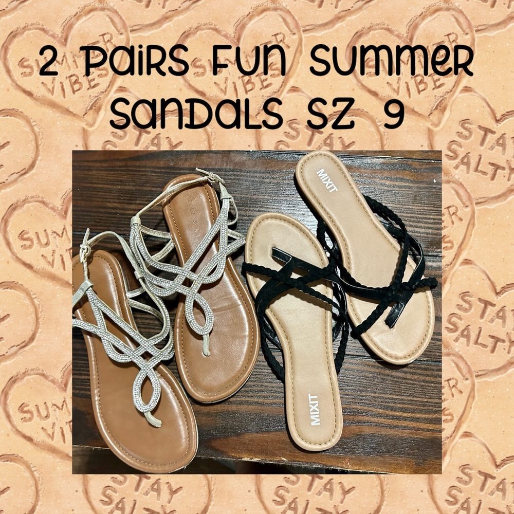 TWO Summer Sandal Must Haves for every closet! 🩴✔️ Both size 9